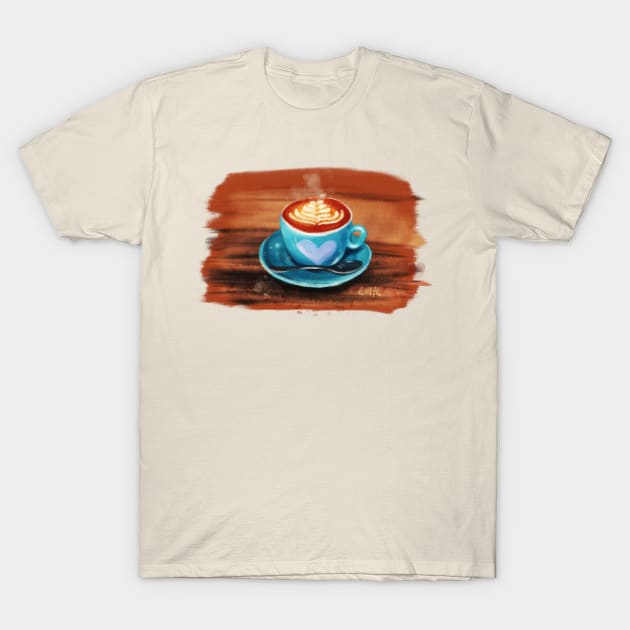Latte T-Shirt by L.M. Knight